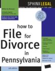 Image for How to file for divorce in Pennsylvania: with forms