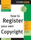 Image for How to register your own copyright: with forms