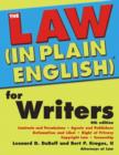 Image for Law (In Plain English)(R) for Writers
