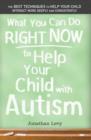 Image for What You Can Do Right Now to Help Your Child with Autism