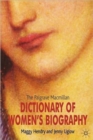 Image for The Palgrave Macmillan dictionary of women's biography