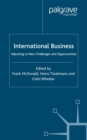 Image for International business: adjusting to new challenges and opportunities