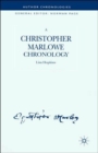 Image for A Christopher Marlowe Chronology