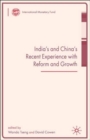 Image for India and China&#39;s recent experience with reform and growth