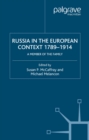 Image for Russia in the European context, 1789-1914: a member of the family
