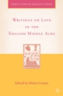 Image for Writing on love in the English Middle Ages