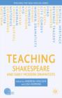 Image for Teaching Shakespeare and Early Modern Dramatists
