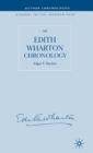 Image for An Edith Wharton Chronology
