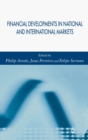 Image for Financial developments in national and international markets