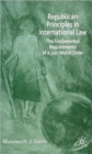 Image for Republican Principles in International Law