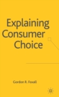 Image for Explaining consumer choice