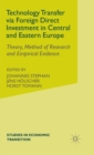Image for Technology transfer via foreign direct investment in Central and Eastern Europe  : theory, method of research and empirical evidence