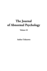 Image for Journal of Abnormal Psychology, the: Volume 10