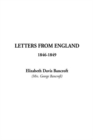 Image for Letters from England 1846-1849