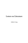 Image for Letters on Literature