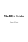 Image for Miss Billy&#39;s Decision