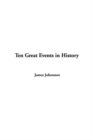 Image for Ten Great Events in History