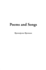 Image for Poems and Songs