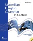 Image for Macmillan English grammar in context: Intermediate