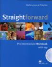 Image for Straightforward Pre Intermediate Workbook Pack with Key