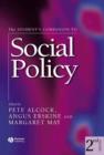 Image for The student&#39;s companion to social policy