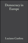 Image for Democracy in Europe  : a history of an ideology