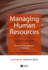 Image for Managing human resources  : personnel management in transition