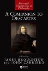 Image for A Companion to Descartes