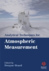 Image for Analytical techniques in atmospheric measurement