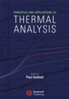 Image for Principles and applications of thermal analysis