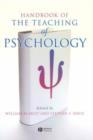 Image for The Handbook of the Teaching of Psychology