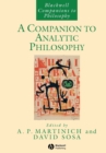 Image for A Companion to Analytic Philosophy