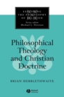 Image for Philosophical theology and Christian doctrine
