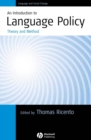 Image for An introduction to language policy: theory and method