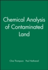Image for Chemical analysis of contaminated land
