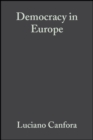Image for Democracy in Europe: a history of an ideology