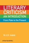 Image for Literary Criticism from Plato to the Present