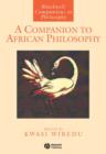Image for Companion to African Philosophy