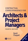 Image for Contractual correspondence for architects and project managers