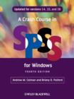 Image for A Crash Course in SPSS for Windows