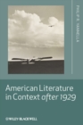 Image for American literature in context after 1929