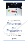 Image for A Companion to Shakespeare and Performance