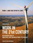 Image for Work in the 21st century  : an introduction to industrial and organizational psychology