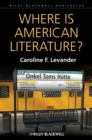 Image for Where is American Literature?