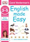 Image for Carol Vorderman&#39;s English made easy: Ages 3-5 preschool Early reading
