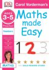 Image for Carol Vorderman&#39;s maths made easy: Ages 3-5, Preschool numbers