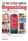 Image for The ultimate book of organising hints &amp; tips