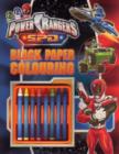 Image for Disney &quot;Power Rangers&quot; Black Paper Colouring