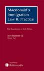 Image for MacDonald&#39;s Immigration Law and Practice