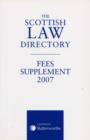 Image for SCOTTISH LAW DIRECTORY THE WHITE BOOK 07